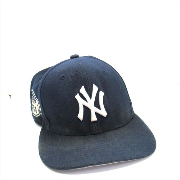 NY Yankees Snapback 9Fifty New Era Embroidered Logo MBL OSFM Blue Hat - Picture 2 of 9